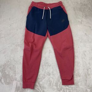 Nike Sportswear Tech Fleece Joggers Men Medium Cedar Navy Color Block Tapered